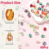 60Pcs 3 Colors Electroplate Glass Beads EGLA-YW0005-47-2
