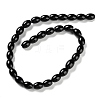 Natural Black Onyx Agate(Dyed & Heated) Beads Strands G-NH0019-C05-09-3