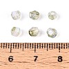 Transparent Spray Painted Glass Beads LS-EGLA-N018-4mm-03-4
