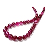 Natural Banded Agate Graduated Beads Strands G-P589-A01-01I-2