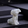 Natural Labradorite Carved Dog Statue PW-WG97821-13-1