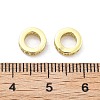 Brass Micro Pave Cubic Zirconia Spacer Beads KK-Q006-64G-01-2