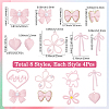 32Pcs 8 Styles Spray Painted Alloy Pendants FIND-SC0013-93-2