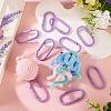 10Pcs Alloy Spring Gate Rings FIND-TA0009-25E-5