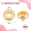 Brass Spacer Beads KK-BC0014-22C-2