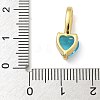 Brass Micro Pave Cubic Zirconia Pendants KK-U050-15G-01-4