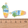 Ocean Alloy Enamel Pendants X-ENAM-B041-01T-2
