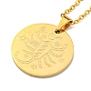 Constellation Pendant Necklaces LS-NJEW-S422-04G-08-2