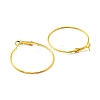 Iron Huggie Hoop Earring Findings IFIN-E025-01D-G-2