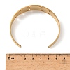 Religion 201 Stainless Steel Cuff Bangles for Women BJEW-F507-02G-3
