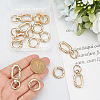 8Pcs Alloy Spring Gate Rings FIND-BBC0004-68-3