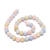 Natural White Jade Imitation Morganite Beads G-O201A-04C-1-2