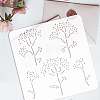 PET Hollow Out Drawing Painting Stencils DIY-WH0391-0048-3
