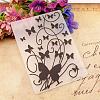 Plastic Fondant Stencil DIY-WH0221-05B-1