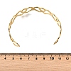 304 Stainless Steel Cuff Bangles BJEW-S172-01G-3