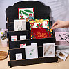 5-Tier Wood Display Riser Stands for Greeting Cards ODIS-WH0043-230B-3