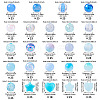 Opaque Acrylic Beads SACR-TA0001-45C-4