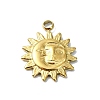 Ion Plating(IP) 304 Stainless Steel Pendants STAS-B058-17G-07-1