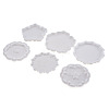 Boutigem 6Pcs 6 Style Silicone Flower Cup Mat Molds Sets DIY-BG0001-21-8