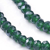 Electroplate Glass Beads Strands X-EGLA-R048-2mm-62-3
