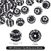 50Pcs Polymer Clay Rhinestone Beads PORC-OC0001-13A-2