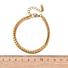 304 Stainless Steel Panzer Chain Bracelets for Women BJEW-F529-15G-4
