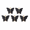 Resin Pendants PALLOY-T081-01G-RS-1