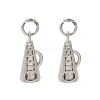 Sports Brass Charms KK-A289-04B-P-1