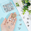60Pcs 10 Style Alloy Pendants FIND-SC0005-21-3