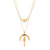 Alloy Lariat Necklaces WG02D6B-03-1