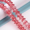 Transparent Glass Beads Strands LAMP-H061-01A-04-2