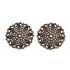 Brass Vintage Filigree Findings LS-KKC-Q006-AB-2