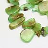 Natural Chrysoprase Beads Strands G-G695-03-3