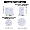 Boutigem 4Pcs 4 Style Pendant Silicone Molds DIY-BG0001-48-11