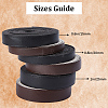 5M Flat Imitation Leather Cord LC-GF0001-05C-02-4