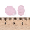Frosted Transparent Acrylic Beads OACR-P029-03B-05-4