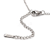 Non-Tarnish Mother's Day 304 Stainless Steel Ma Ma Link Chains Bracelets for Women BJEW-Q335-01A-P-3