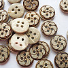 Art Buttons in Round Shape with 4-Hole for Kids NNA0YWY-1
