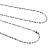 304 Stainless Steel Ball Chain Necklaces CHS-O007-C-1.5mm-1