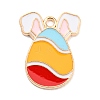 Easter Alloy Enamel Pendants ENAM-P251-A01-KCG03-1