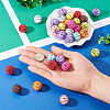 30Pcs Sport Theme Resin Rhinestone Beads RESI-TA0003-96C-5