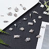 24 Sets 12 Style Brass Box Clasps KK-PH0002-55-2