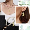 8Pcs 2 Colors Brass Micro Pave Cubic Zirconia Pendants KK-CJ0003-13-7