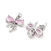 Brass Micro Pave Cubic Zirconia Pendants KK-P271-06P-B-2