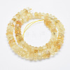 Natural Citrine Beads Strands G-K246-28A-2