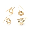Brass Earring Hooks X-KK-S350-068G-1