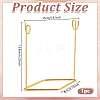 Alloy Crystal Ball Holders ODIS-WH0078-95G-2