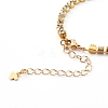 Brass Rhinestone Strass Chain Bracelets BJEW-JB06002-3