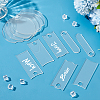 1Set Acrylic Name Sign Plate DIY-GA0006-73A-4