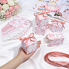 Flower Printed Paper Candy Boxes with Ribbon CON-WH0089-270B-3